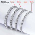 Tennis Chain Zircon Bracelet Fashion Brand Hip Hop - Hadi Craft