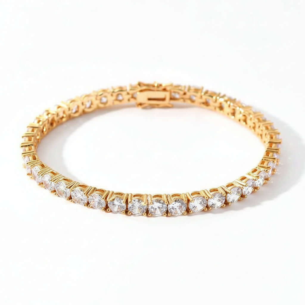 Tennis Chain Zircon Bracelet Fashion Brand Hip Hop - Hadi Craft