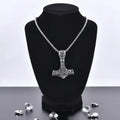 Thor Mjolnir necklace for men – Viking Norse Mythology Pendant, - Hadi Craft