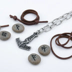 Thor Mjolnir necklace for men – Viking Norse Pendant with Steel Chain - Hadi Craft