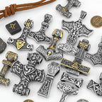 Thor's Hammer necklace Necklace Viking Amulet Stainless Steel Pendant - Hadi Craft