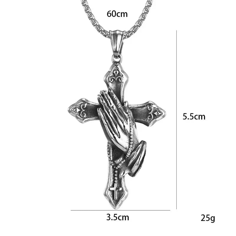 Thor's Hammer necklace Necklace Viking Amulet Stainless Steel Pendant - Hadi Craft