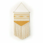 Tufted Tassel Wall Hanging – Boho Hand-Woven Tapestry Decor - Hadi Craft