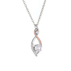 Two-tone smart necklace Simple Smart Necklace Two-color Electroplating - Hadi Craft