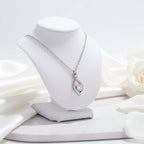 Two-tone smart necklace Simple Smart Necklace Two-color Electroplating - Hadi Craft