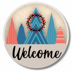 Unfinished Welcome Door Sign Kit | Hadi Craft USA