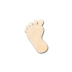Unfinished Wood Baby Foot Cutout - Hadi Craft USA