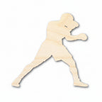 Unfinished Wood Boxer Craft Cutout by Hadi Craft USA