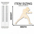 Unfinished Wood Boxer Craft Cutout by Hadi Craft USA