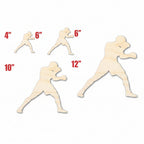 Unfinished Wood Boxer Craft Cutout by Hadi Craft USA