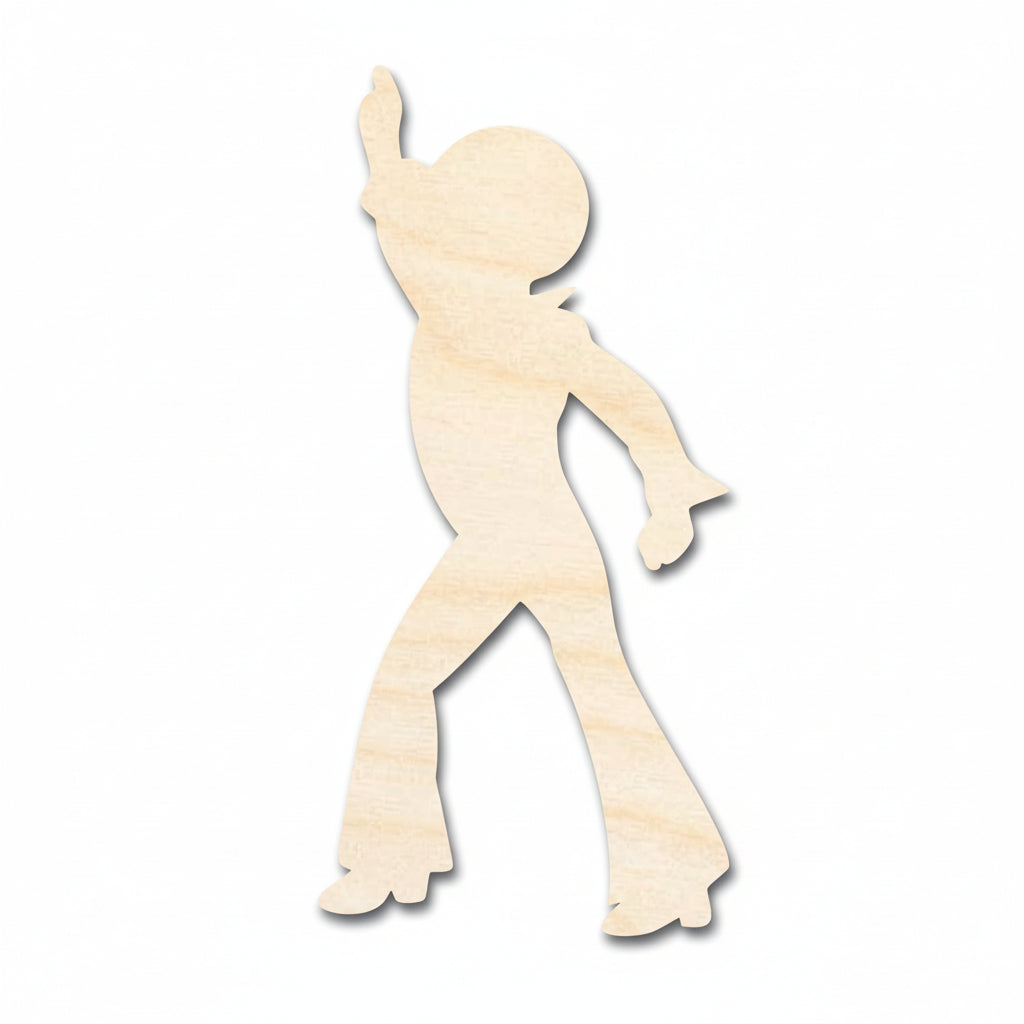 Unfinished Wood Disco Cutout - Hadi Craft USA
