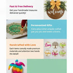 Unfinished Wood Gemini Zodiac Crafts - Hadi Craft USA