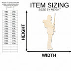 Unfinished Wood Soldier Cutout | Hadi Craft USA