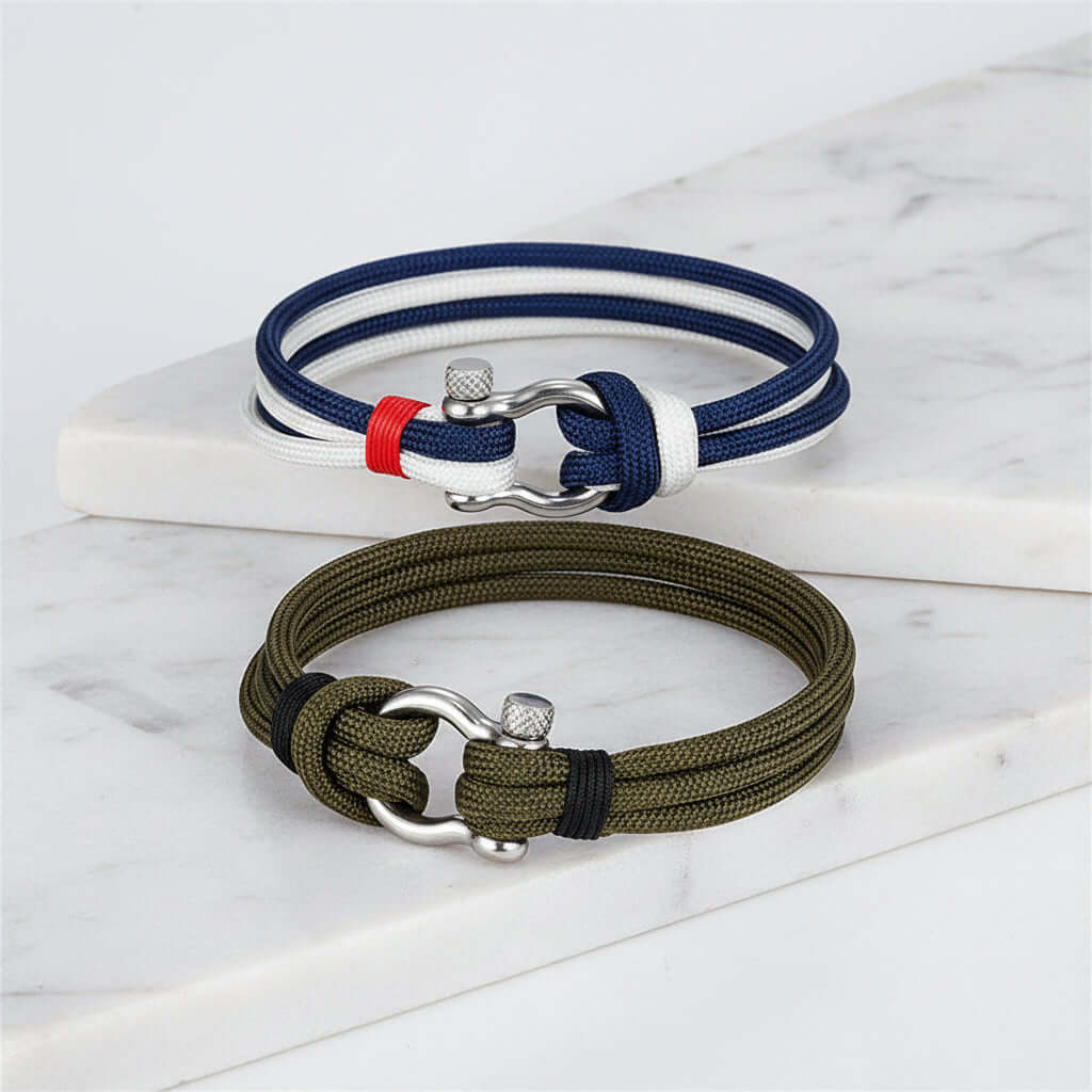 Unisex Cord Umbrella Bracelet Adjustable Paracord Survival Bracelet - Hadi Craft