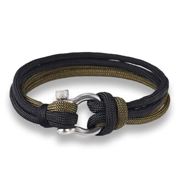 Unisex Cord Umbrella Bracelet Adjustable Paracord Survival Bracelet - Hadi Craft