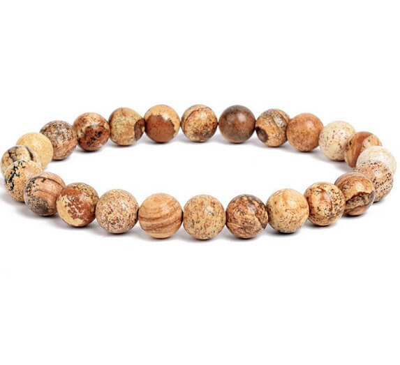 Unisex agate beads yoga bracelet Unisex 8mm Yoga Bracelet - Hadi Craft
