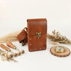 Viking Knight Cosplay Belt Scabbard Waist Bag Medieval Renaissance Costume Faux Leather Harness for Men Women - Hadi Craft