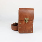 Viking Knight Cosplay Belt Scabbard Waist Bag Medieval Renaissance Costume Faux Leather Harness for Men Women - Hadi Craft