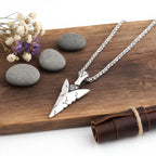 Viking Odin Spear Necklace Pendant Necklace Stainless Steel - Hadi Craft