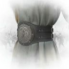 Viking Runic Leather Belt – Medieval Nordic LARP Waist Belt for Renaissance, Pirate & Warrior Cosplay - Hadi Craft