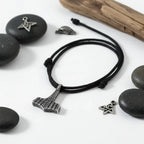 Viking Thor's Hammer necklace pendant with rope chain - Hadi Craft