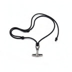 Viking Thor's Hammer necklace pendant with rope chain - Hadi Craft