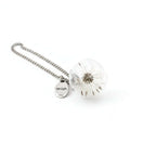 Vintage Dandelion Seed Necklace – Glass Pendant Korean Style - Hadi Craft