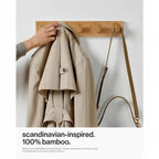 Wall Mounted Coat Rack with Heavy Duty hooks 1 Diameter Hooks 2 Pack - Hadi Craft
