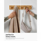Wall Mounted Coat Rack with Heavy Duty hooks 1 Diameter Hooks 2 Pack - Hadi Craft