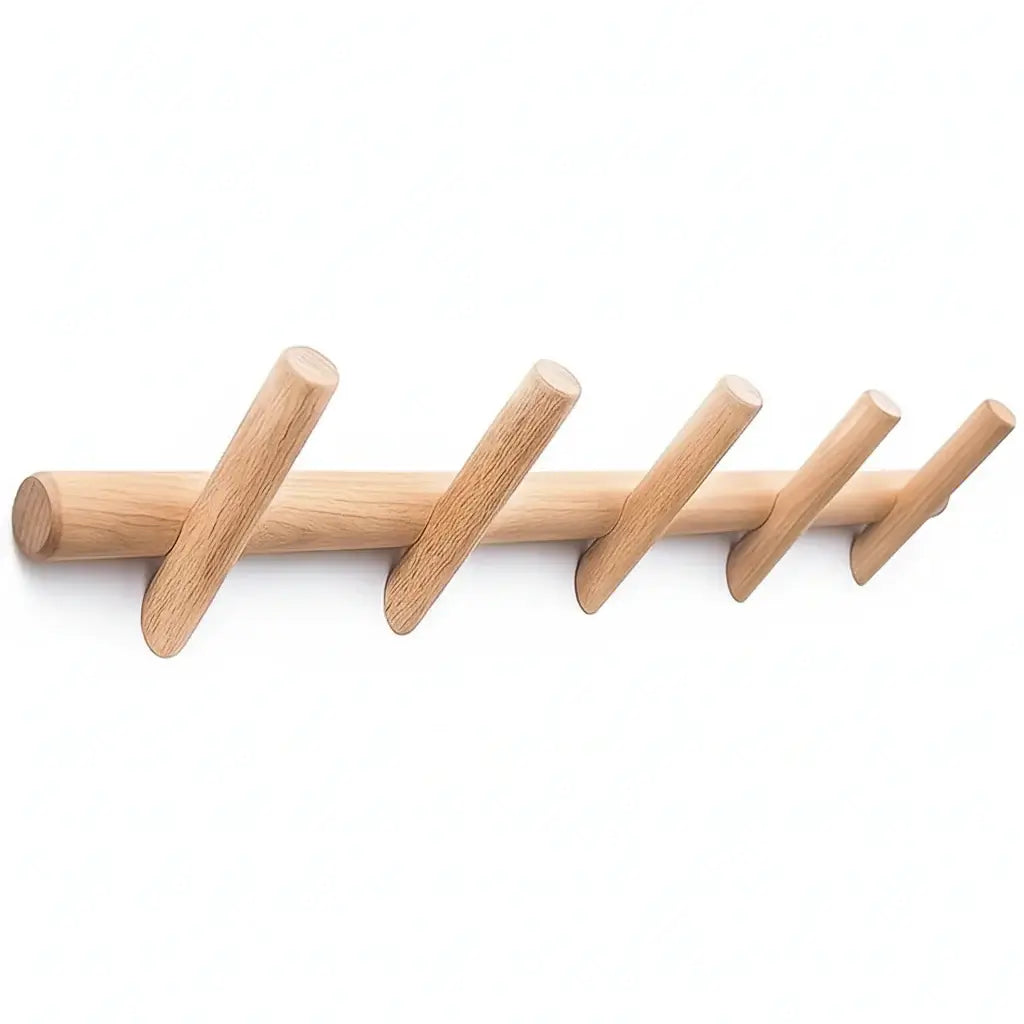 Wall mounted coat rack Nordic Rack Wall Mounted Entryway Organizer - Hadi Craft