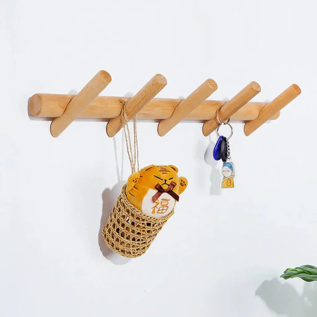 Wall mounted coat rack Nordic Rack Wall Mounted Entryway Organizer - Hadi Craft