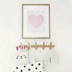 Wall mounted coat rack Nordic Rack Wall Mounted Entryway Organizer - Hadi Craft