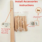 Wall mounted coat rack Nordic Rack Wall Mounted Entryway Organizer - Hadi Craft