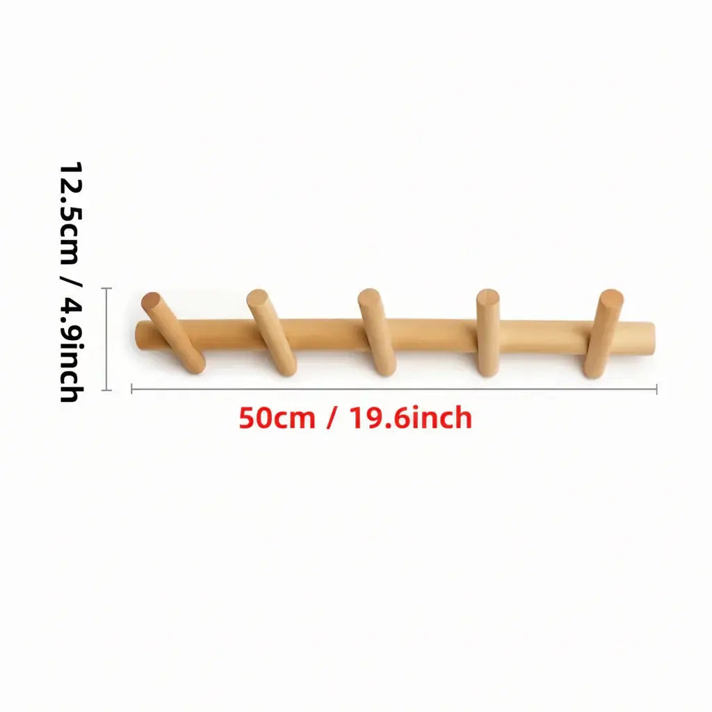 Wall mounted coat rack Nordic Rack Wall Mounted Entryway Organizer - Hadi Craft