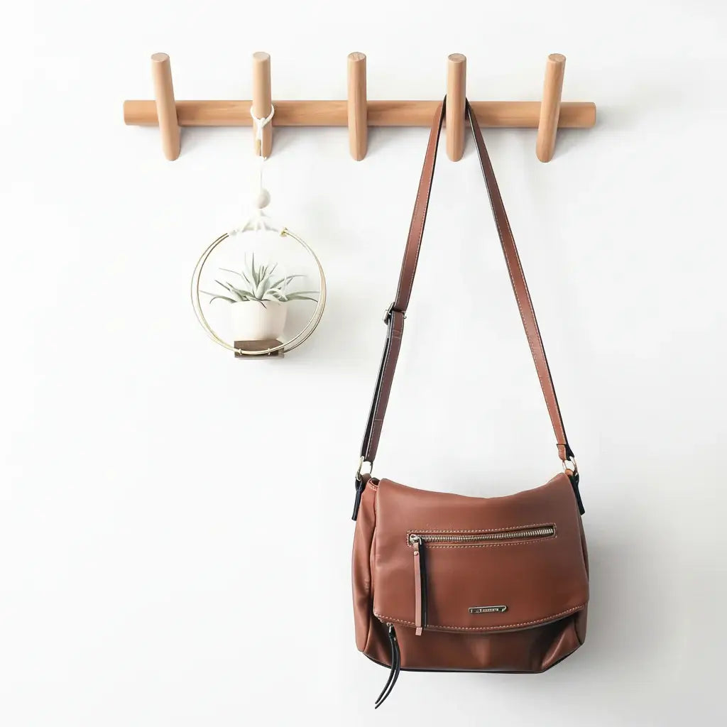Wall mounted coat rack Nordic Rack Wall Mounted Entryway Organizer - Hadi Craft