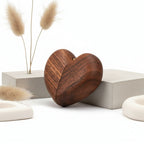 Walnut Heart Ring Box – Hadi Craft USA