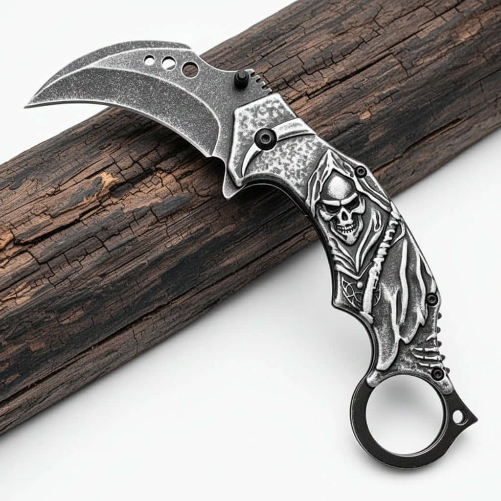 Wild Survival Folding Knife – Stainless Steel EDC Outdoor Knife - Hadi Craft