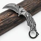 Wild Survival Folding Knife – Stainless Steel EDC Outdoor Knife - Hadi Craft
