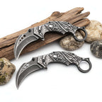 Wild Survival Folding Knife – Stainless Steel EDC Outdoor Knife - Hadi Craft