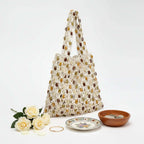 Womens beaded beach bag Casual Women Special Woven Bag - Hadi Craft