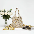 Womens beaded beach bag Casual Women Special Woven Bag - Hadi Craft