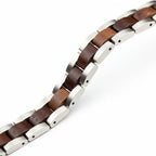 Wood Stainless Steel Bracelet Gift Box for Women Fashion Jewelry - Hadi Craft