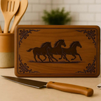 Wooden cutting Board with customize engraving - Hadi Craft