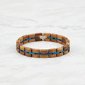 Zebra Patterned Olive Wood bracelet with Gift Box Set - Hadi Craft