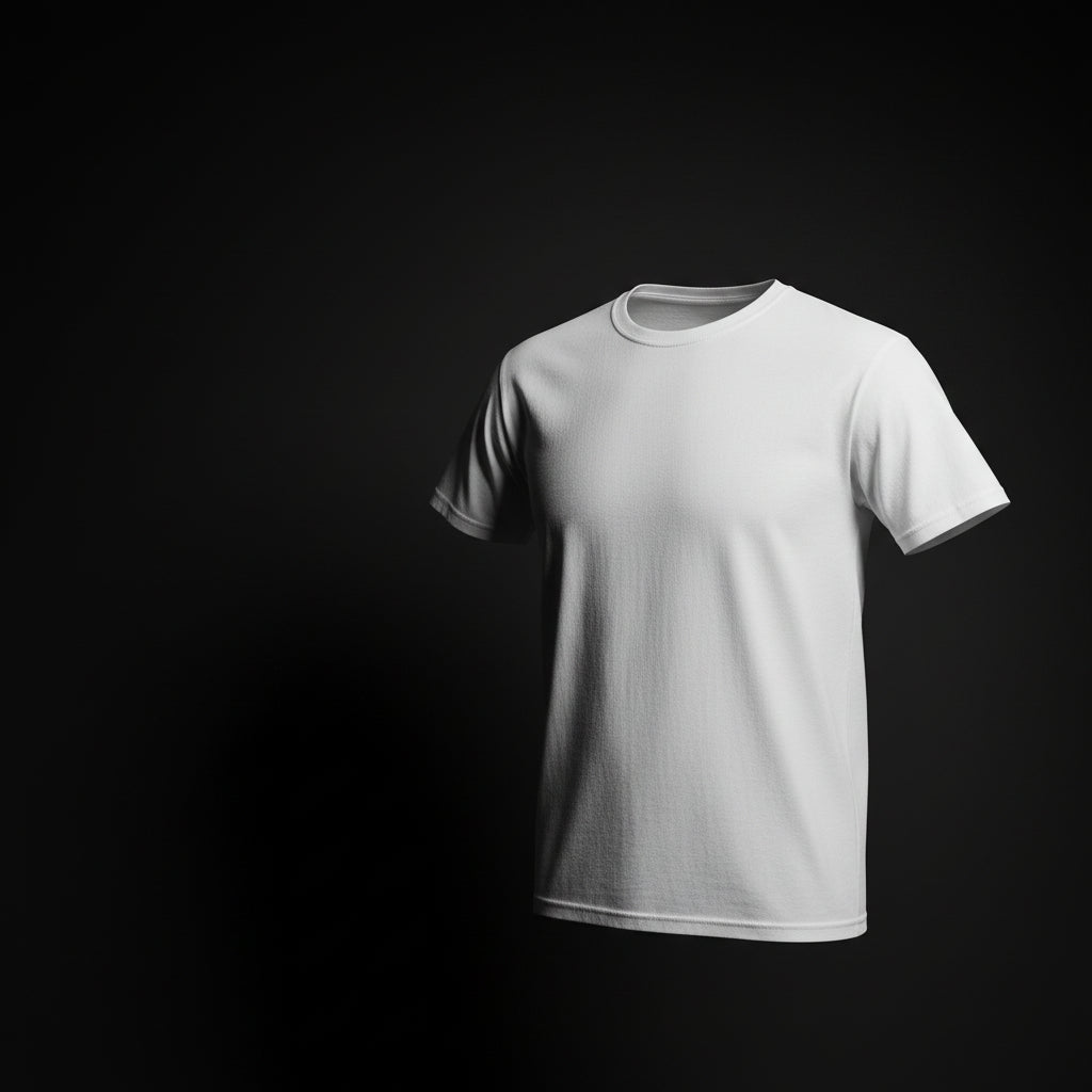 Men’s Heavy Cotton T-Shirt with Front Print – Made in USA, Premium Comfort Tee