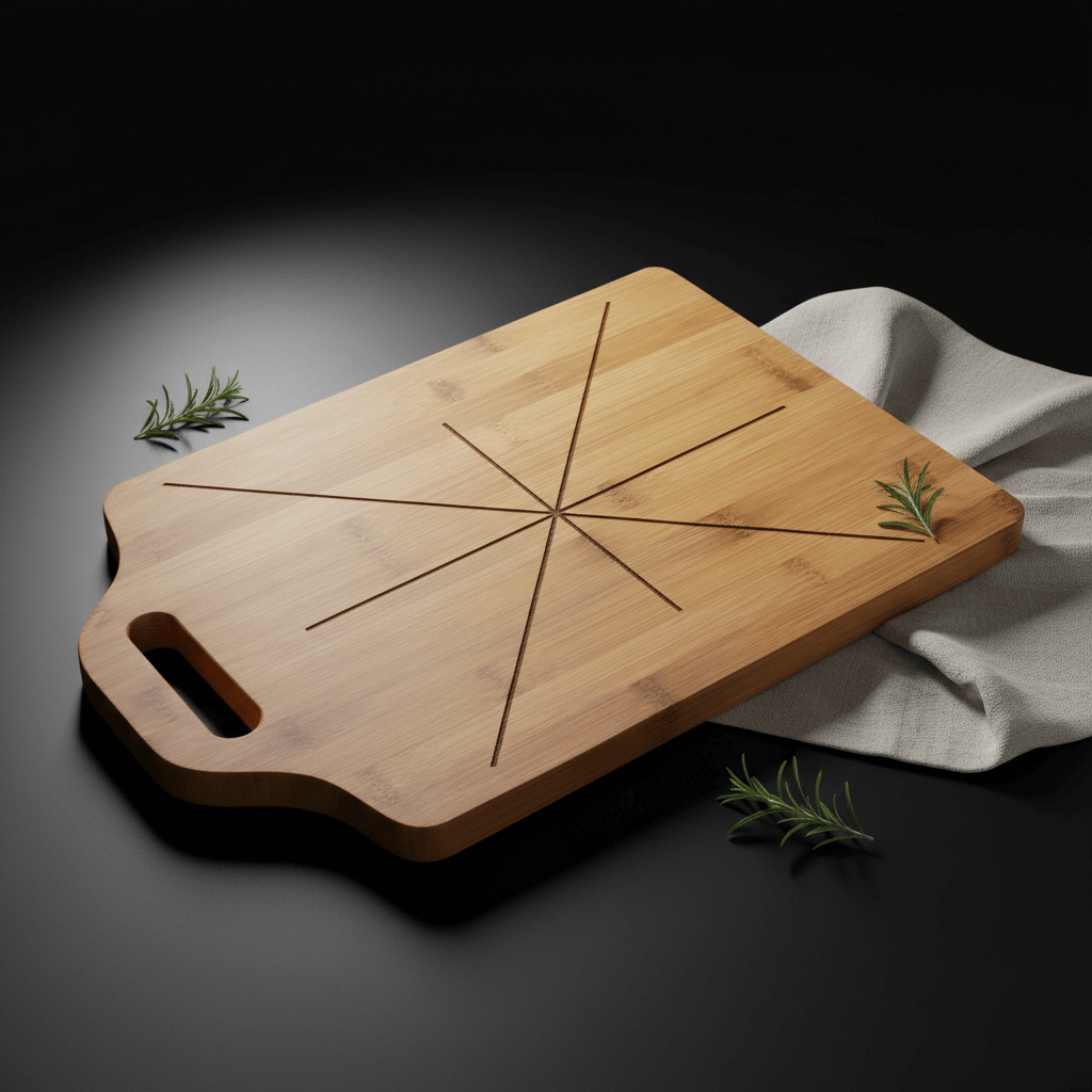 bamboo cutting board 15 x 10 bamboo board | Hadi Craft USA