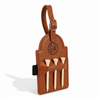 basketball leatherette golf bag tag Premium Laserable Leatherette - Hadi Craft