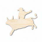 bull rider wood cutout | Hadi Craft USA