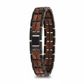 custom engraved wood bracelet Couple wooden Engraved Personalized Gift - Hadi Craft