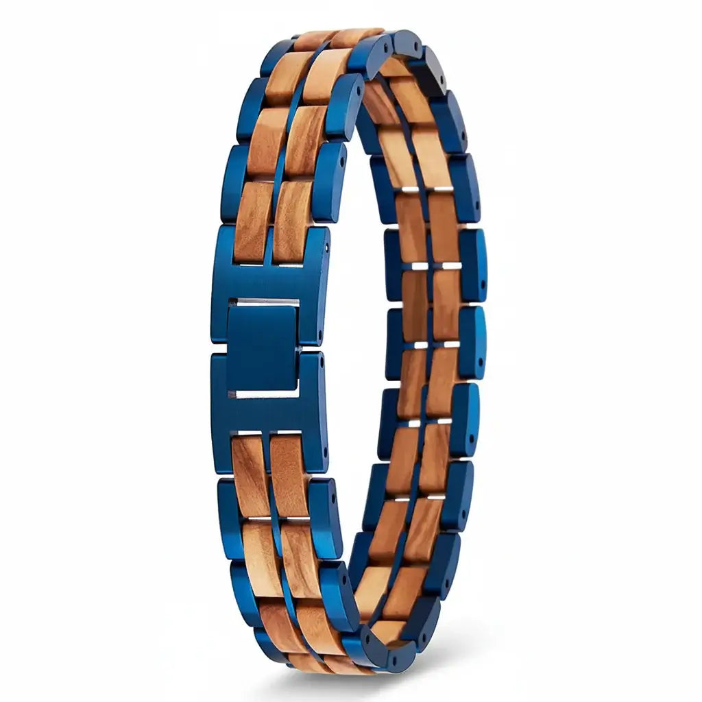 custom engraved wood bracelet Couple wooden Engraved Personalized Gift - Hadi Craft